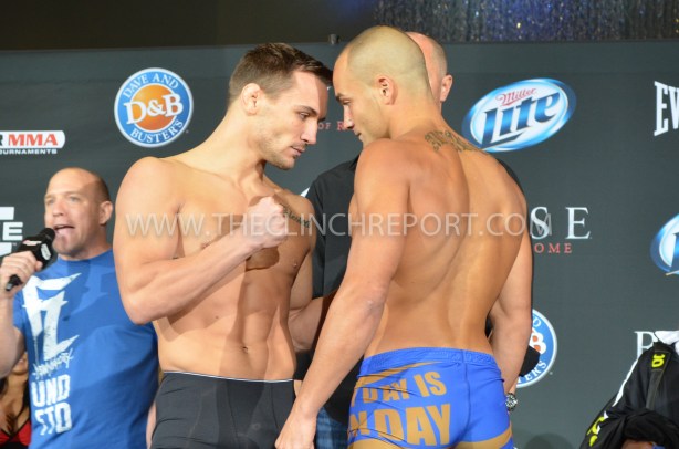 Michael Chandler v Eddie Alvarez for the Bellator MMA 155 lbs World Title