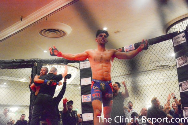 Never a doubt? Paredes Hugs the ref!